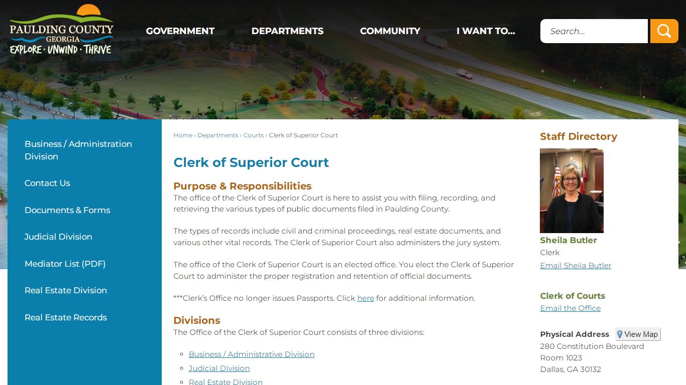 Clerk of Superior Court | Paulding County, GA